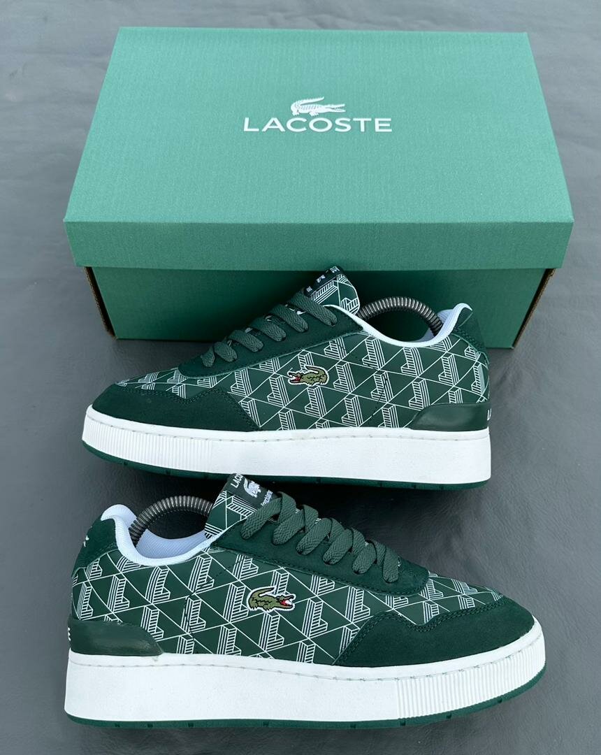 Lacoste Baskets Homme Vertes