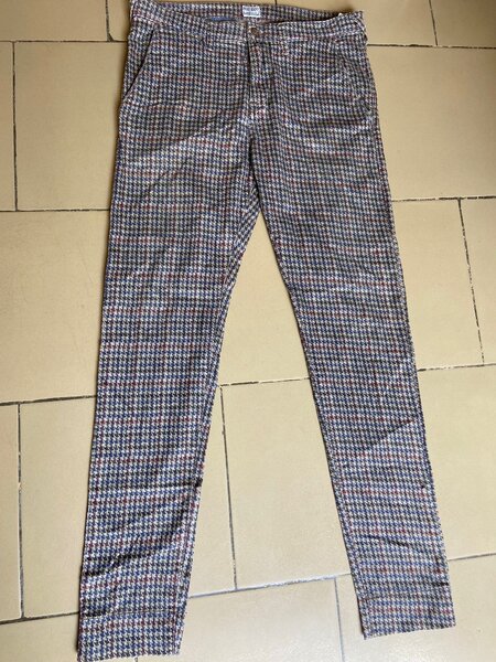 Pantalon imprimé carreaux