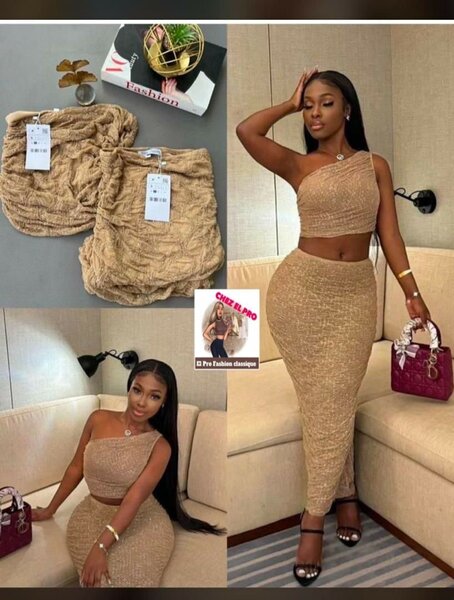 Haut et jupe pour les femmes