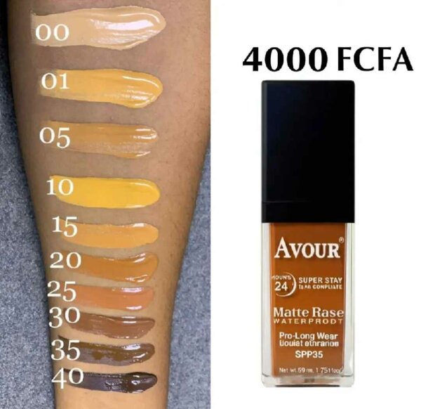 Fond de Teint Waterproof Avour