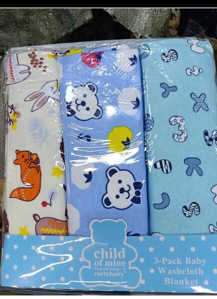 Lot de 3 langes pour bébé