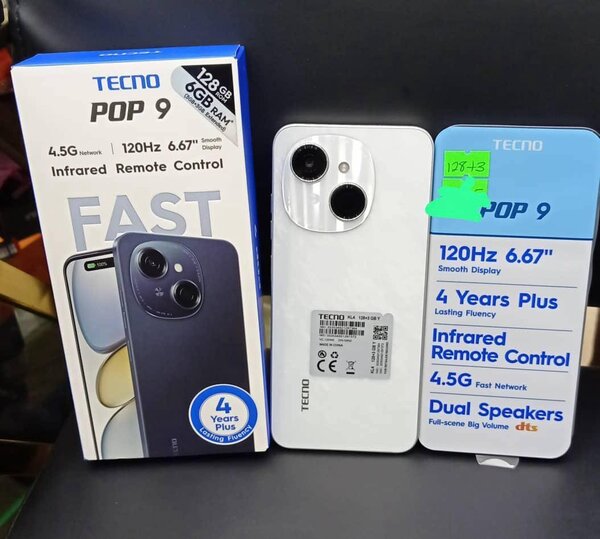 Tecno pop 9/64 giga nouveau