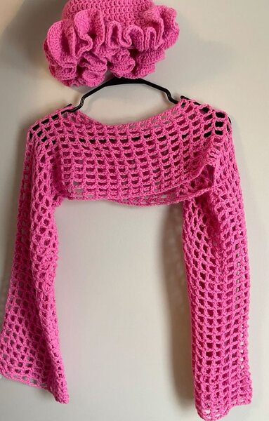 Boléro crochet élégant