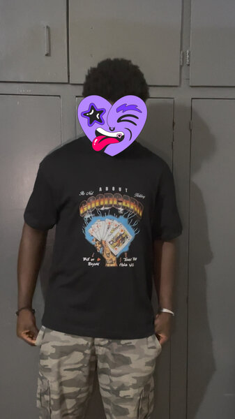 T-shirt noir streetwear