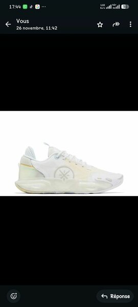 Baskets blanches pour homme