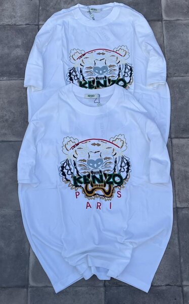 T-Shirt Tigre Blanc Kenzo