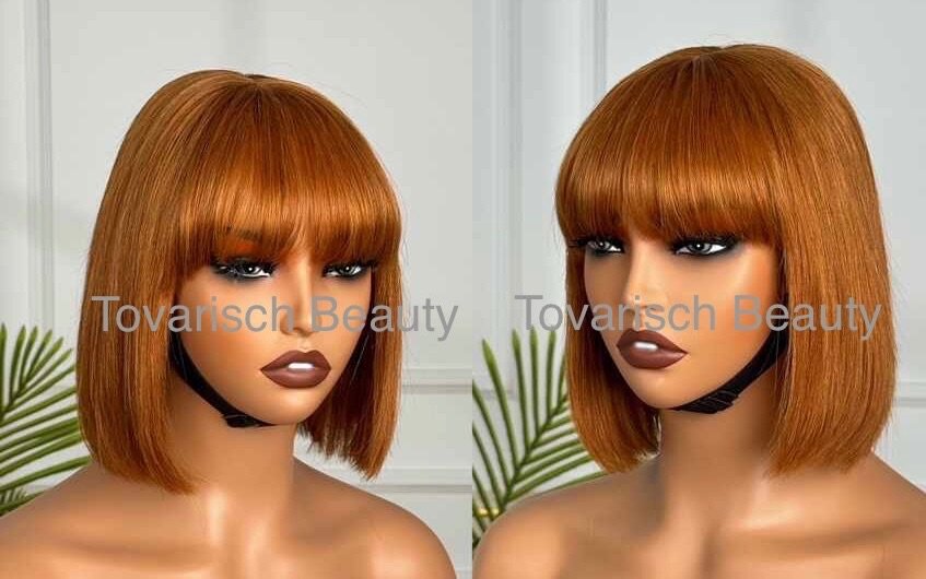 Fringe bob wig