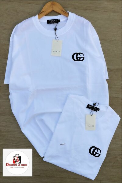 T-shirt blanc Gucci unisexe