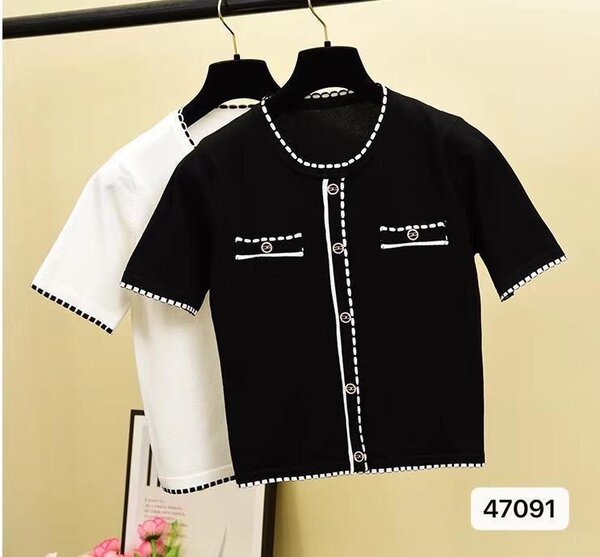 T-shirt rayé tendance