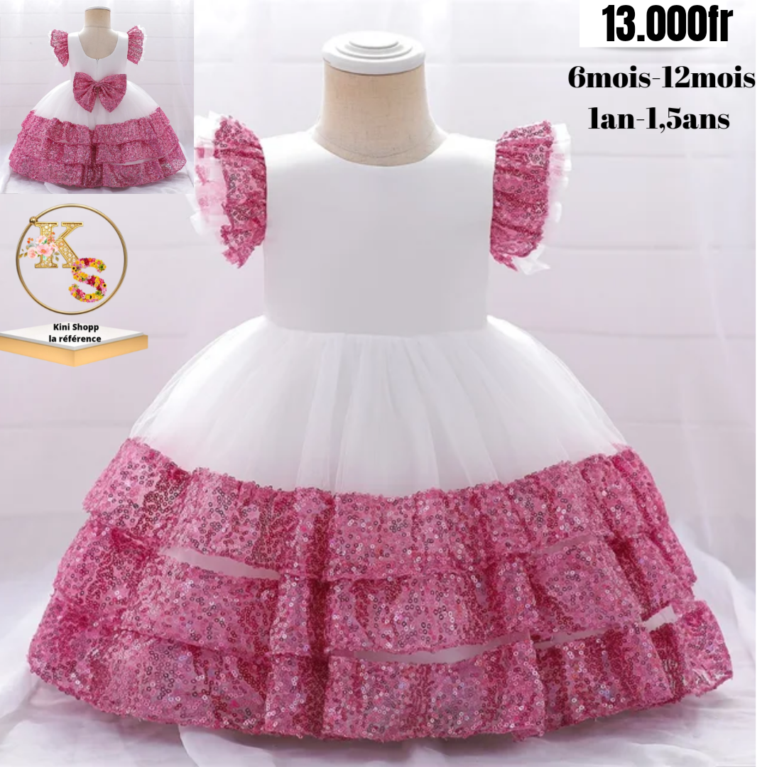 Robe en dentelle pour bébé