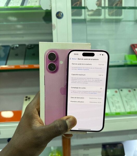 iPhone 16 Rose 256 Go