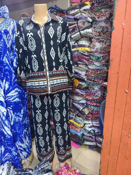 Pyjama en coton ethnique