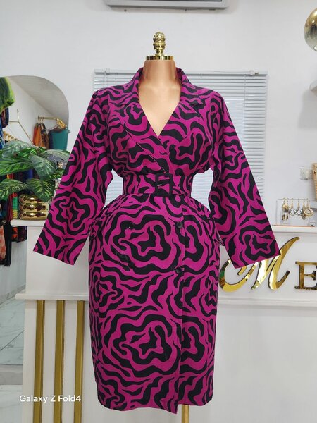 Robe chic imprimée pour femmes