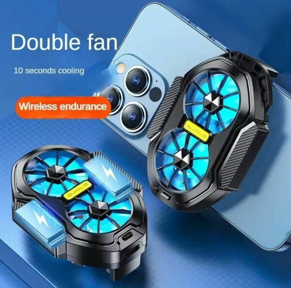 Ventilateur double pour smartphone