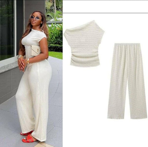 Chic complet en coton pour femmes