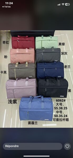 Grand sac de voyage pliable