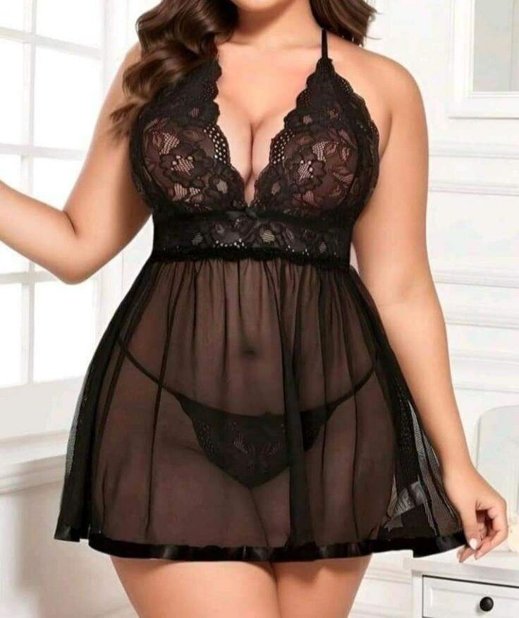 Nuisette sexy grande taille