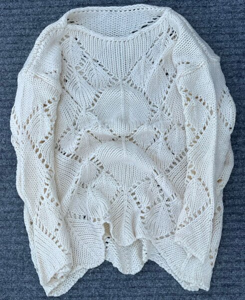 Pull tricoté fait main