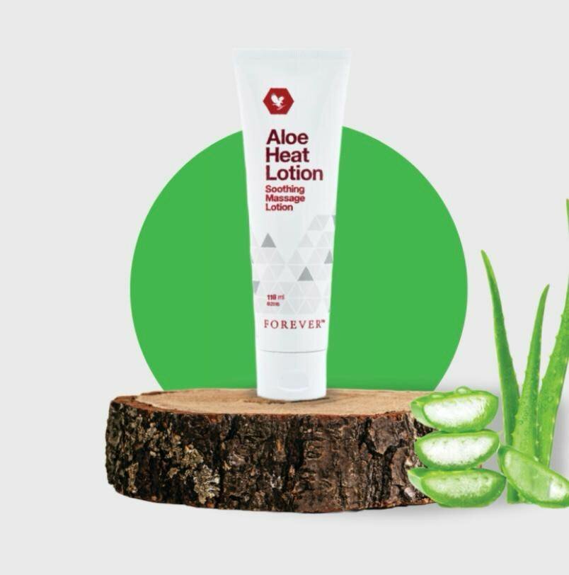 Lotion chauffante à l'aloe