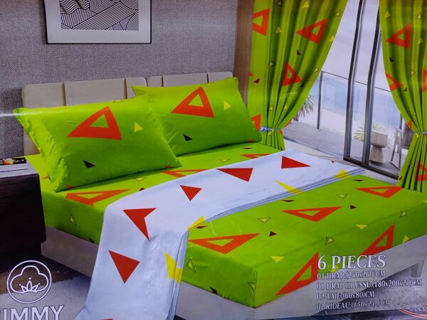 2 DRAPS HOUSE + 2 RIDEAUX +2 T