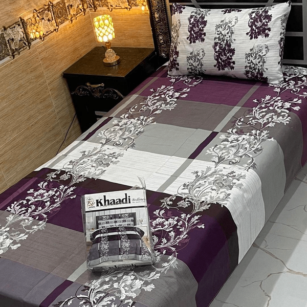 Crystal cotton printed Single Bedsheet