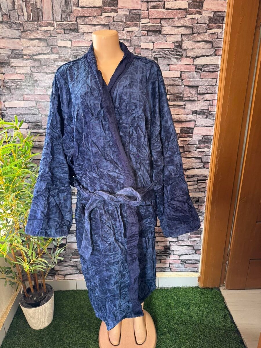 Peignoir en velours doux