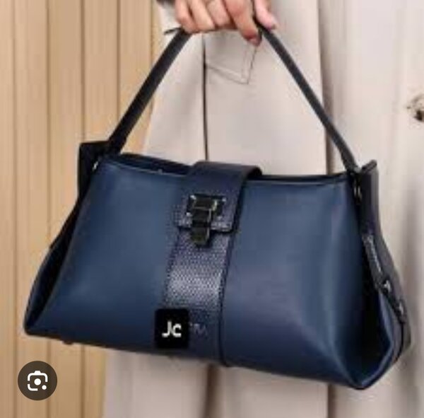 Sac à main en cuir bleu élégant