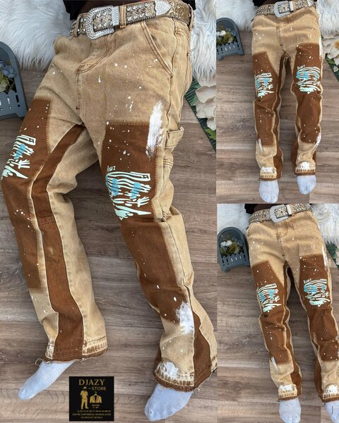 Jeans cargo décontractés homme