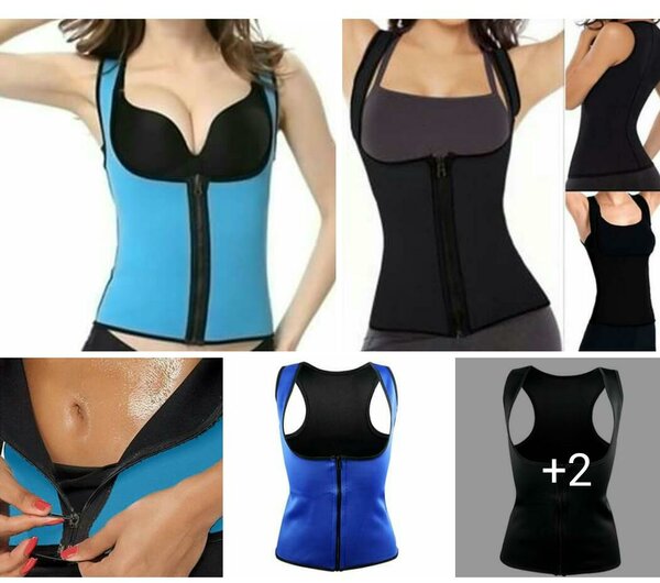 Neoprene Push Up Vest Sweat Waist Trainer Body Shaper Corset
