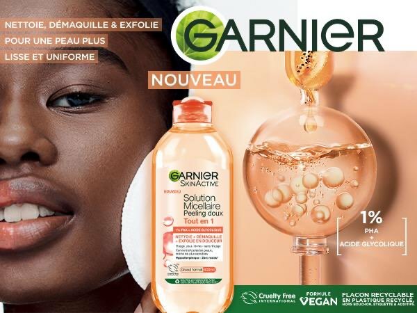 Garnier Solution Micellaire Exfoliante