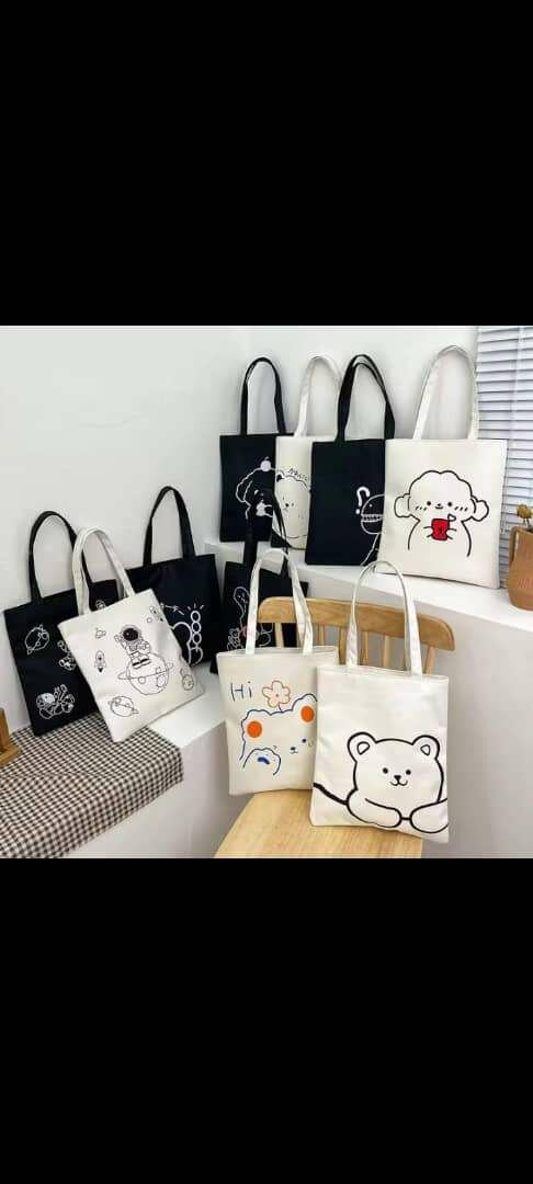 Sacs en toile imprimée tendance