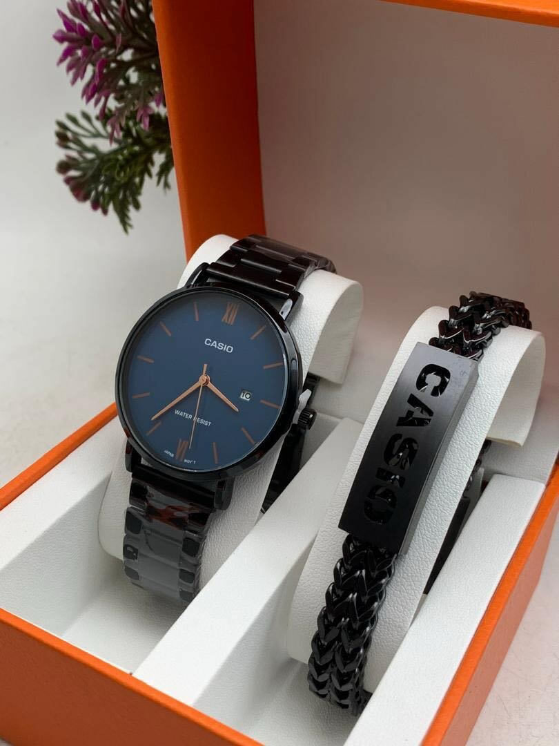 CASIO CHAIN WATCHwith  BRACELE