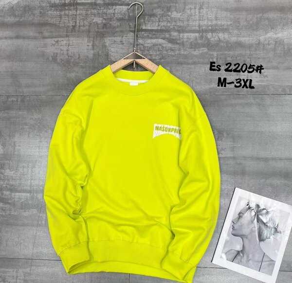 Sweatshirt jaune tendance