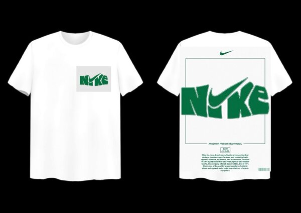 T-shirt blanc Nike design moderne