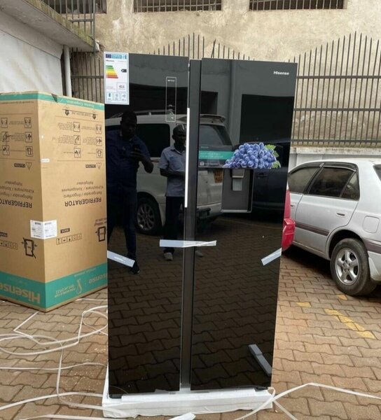 Hisense side by side double door.