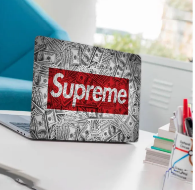Supreme Laptop Skin Vinyl Sticker Decal, 13 13.3 14 15 15.4 15.6 inch Laptop Skin Sticker Cover Art Decal Protector Fits All Laptops