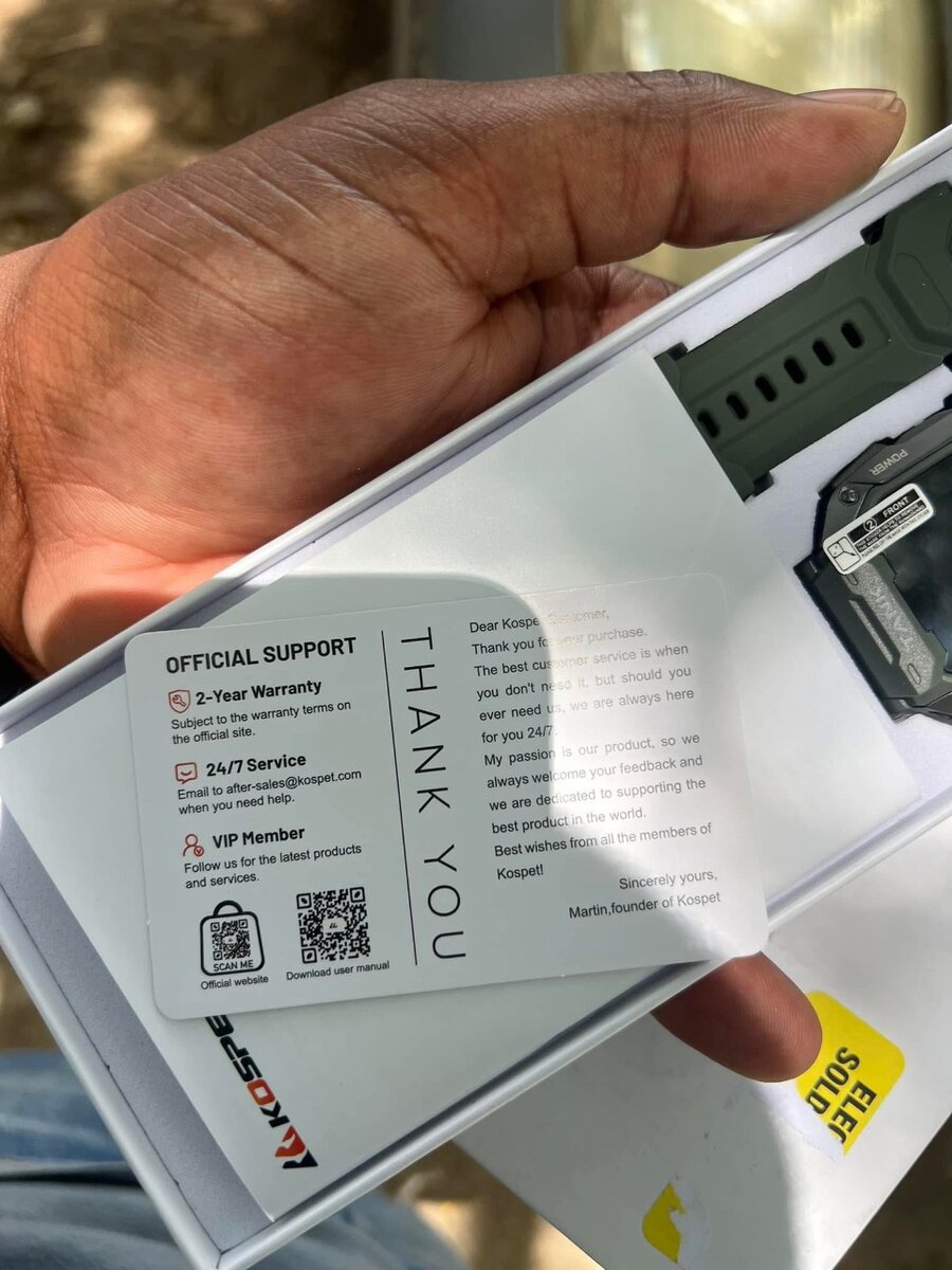 Brand new UK  Kospet TANK M1 smart watch