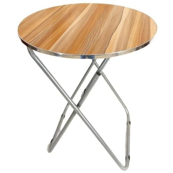 Tables de salon à manger balcons pliable effet bois rond