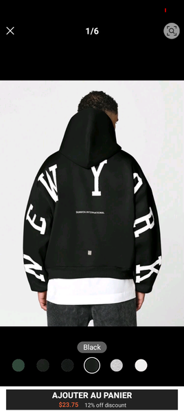 Sweat à capuche New York