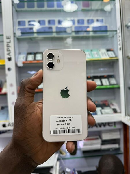 iPhone 12 Blanc 64GB Reconditionné