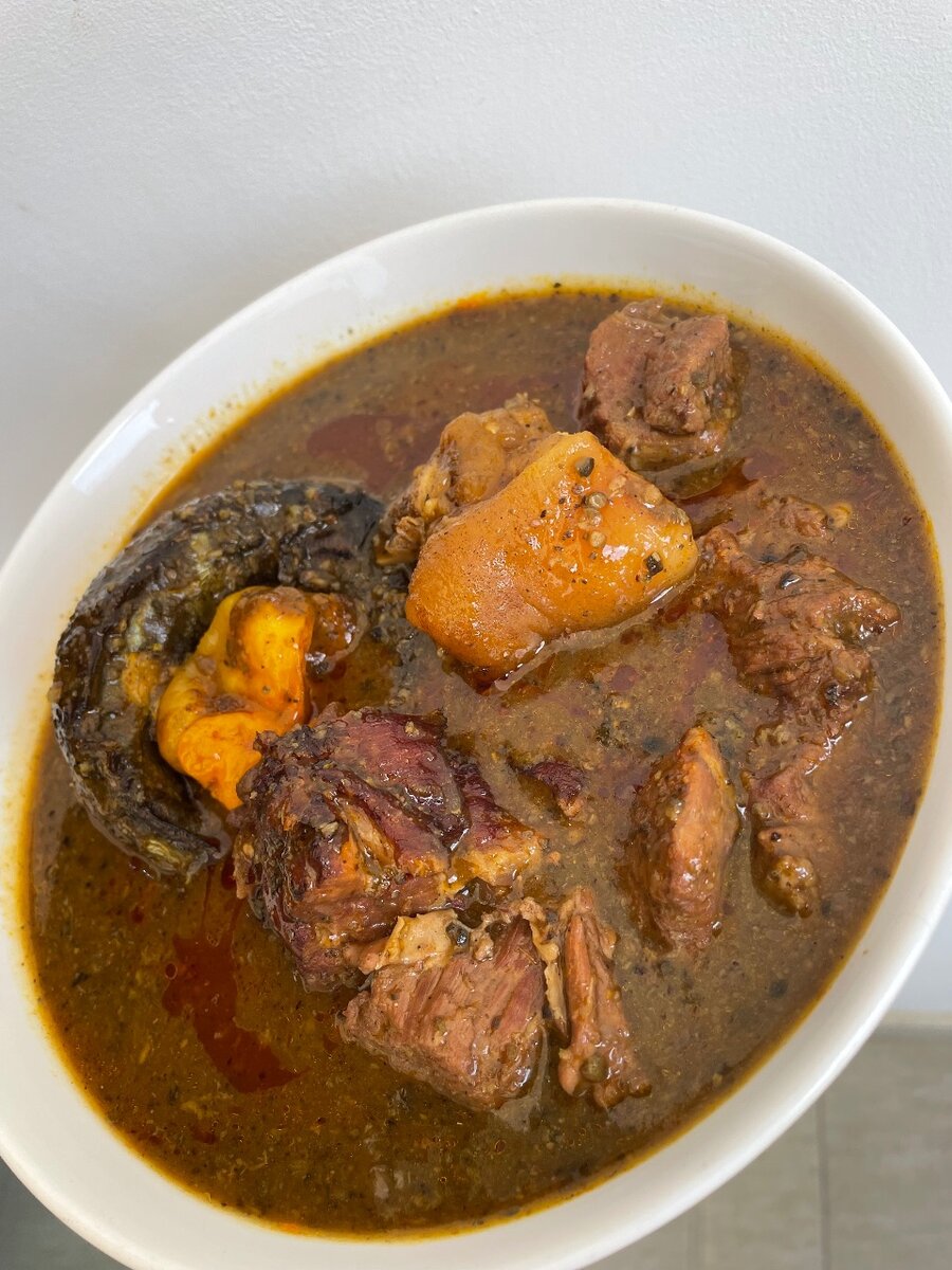 Foutou sauce djoumgblé