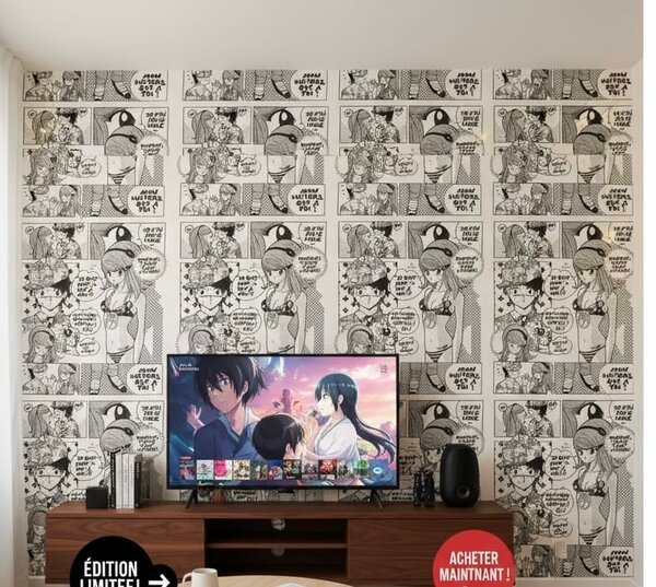 Papier Peint Manga Décoratif
