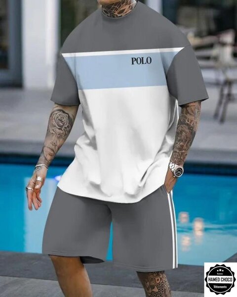 Ensemble homme été polo
