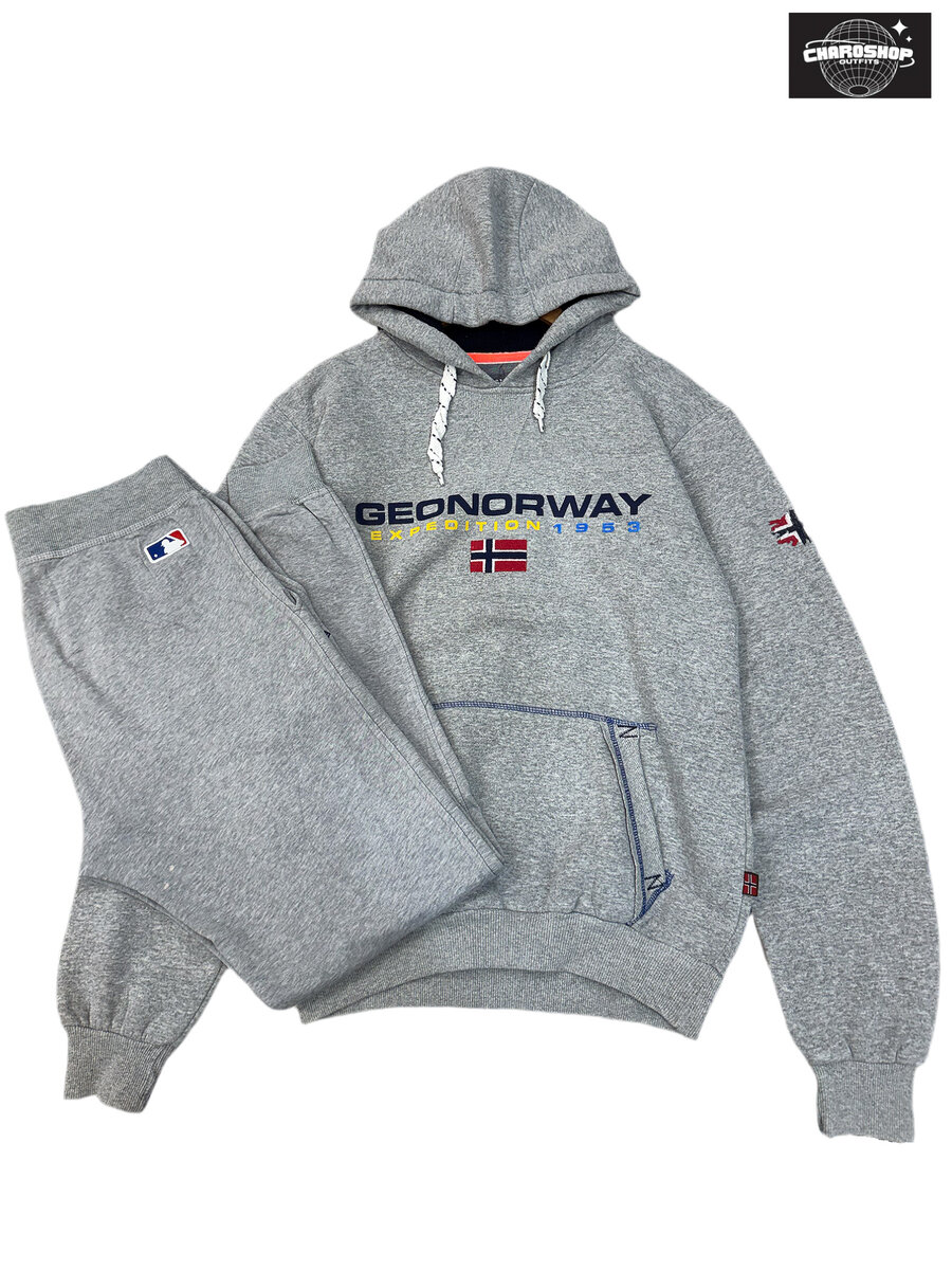 Ensemble survêtement gris Geonoway