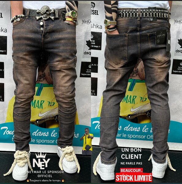 Jean Slim Homme Décontracté