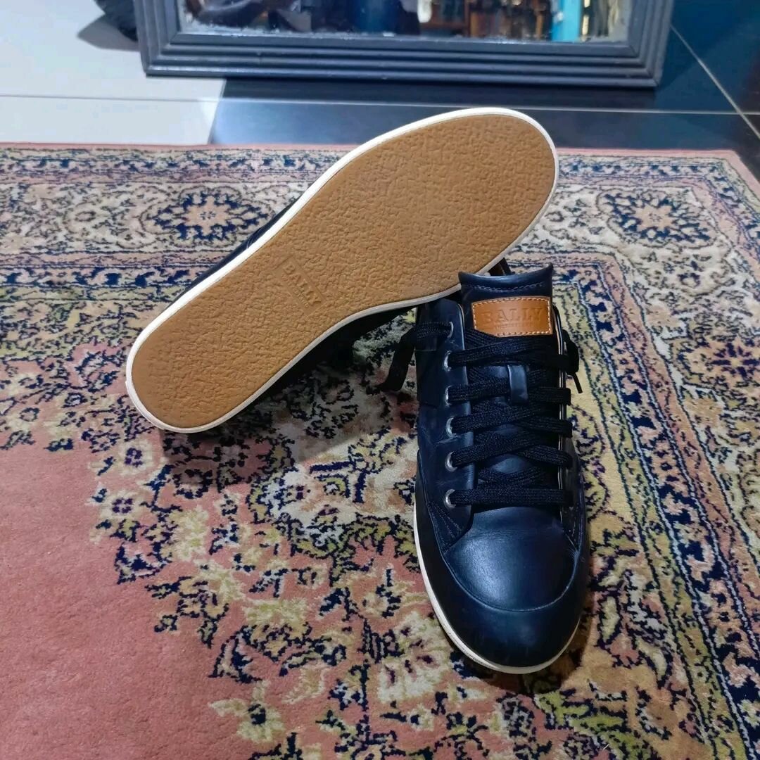 Bally cuir noir casual homme