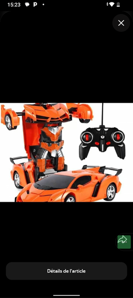 Voiture télécommandée Transformer