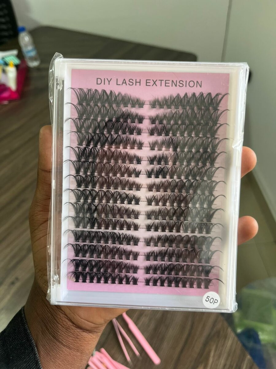 Cils faux DIY pour extension de cils