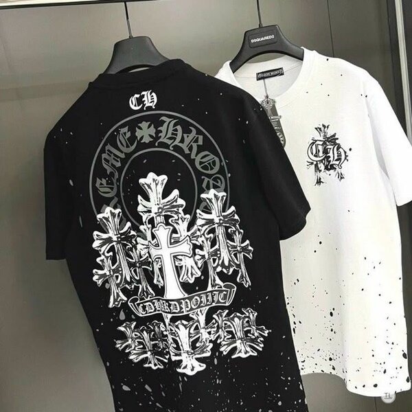 T-shirt homme CDG noir et blanc