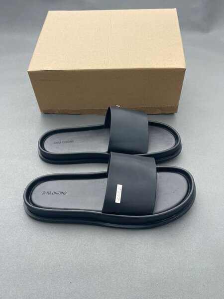 Sandales noires pour homme